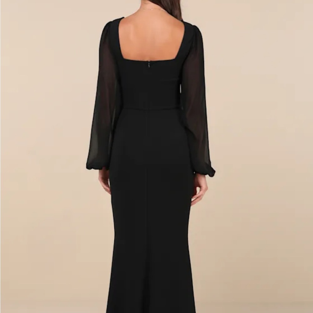Lulu’s Black Evening Dress - Mermaid - Picture 3 of 5